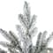 7.5ft. Pre-Lit Real Touch™ Flocked Grand Teton Pine Artificial Christmas Tree, Warm White LED Lights